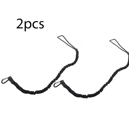 Safety Bungee Tether Tool Lanyard With Carabiner Hook Climbing Working Anti-Falling Safety Rope Aerial Work Climbing Accessories