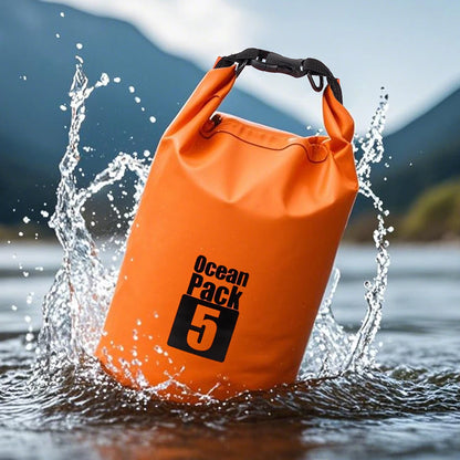 500D Waterproof Swimming Bag Dry Sack 5/10/15/20/30L Waterproof Floating Dry Gear Bags For Boating Fishing Rafting Swimming