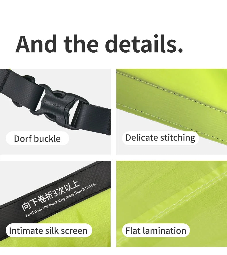 Naturehike Rolled Storage Bag Outdoor Travel Hiking Lightweight Waterproof Vacuum Compression Dispenser Bags Portable Organizer