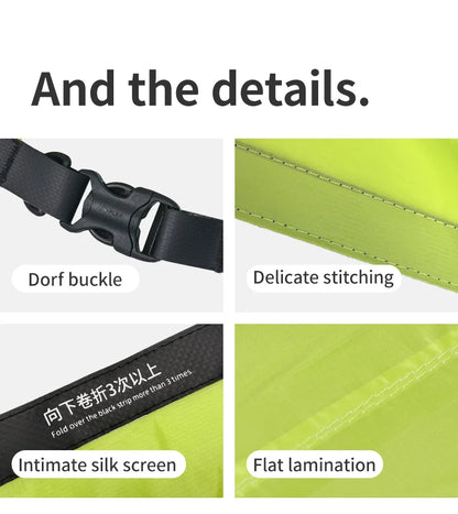 Naturehike Rolled Storage Bag Outdoor Travel Hiking Lightweight Waterproof Vacuum Compression Dispenser Bags Portable Organizer