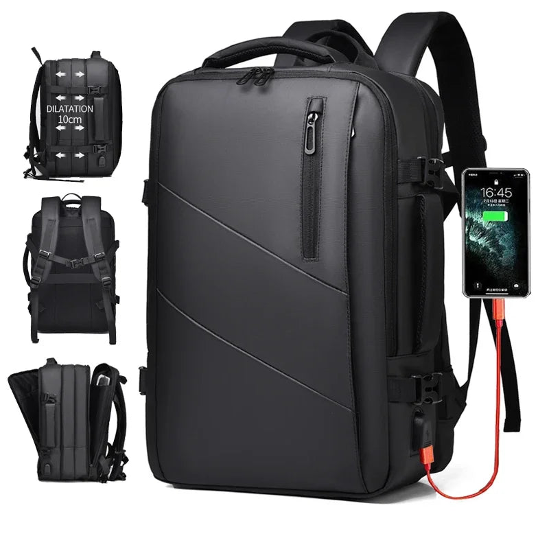 Backpack Men 2025 Business Leisure Computer Bag Sports USB Charging Travel Students Foreign Trade Backpack Mochilas Para Mujer