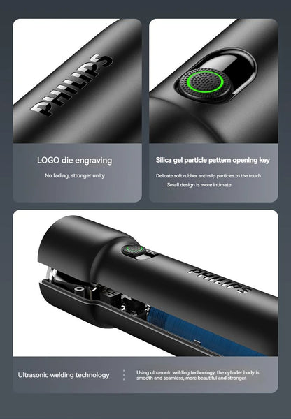 Philips 2025 New EDC Portable Flashlight Rechargeable LED Flashlights for Defensa Personal Self Defense Camping Hiking