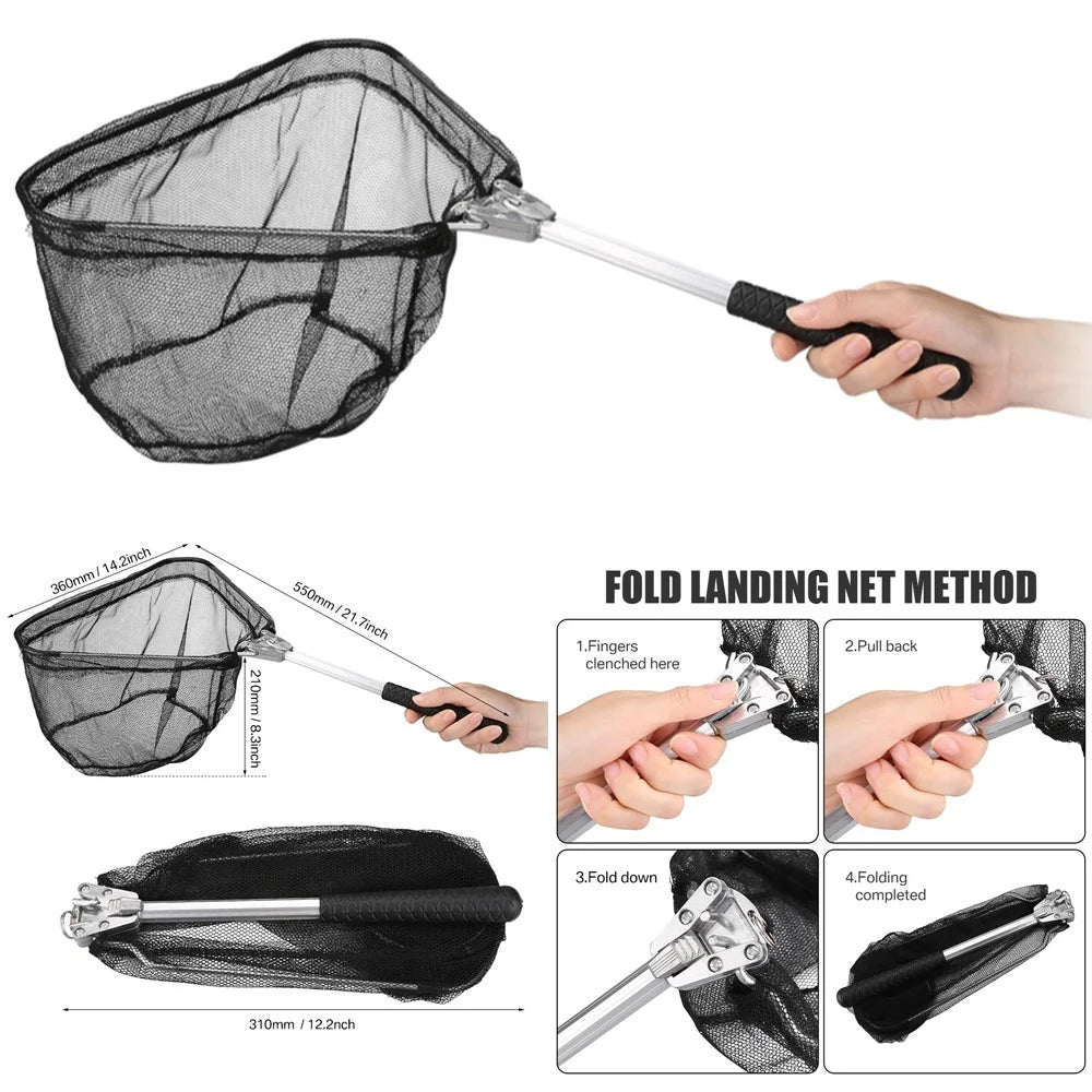 Aluminum Telescoping Landing Net (55-190cm)