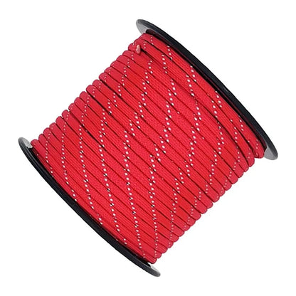 50/100m Multifunctional 7 Core Reflective 550 Paracord Rope 4 mm Camping Survival EDC Outdoor Parachute Cord Lanyard Rescue Rope