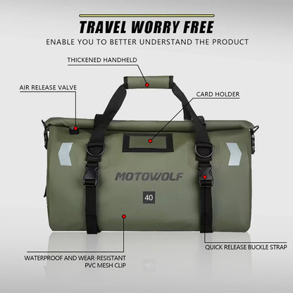 Waterproof 20L/40L/50L/66L/70L/100L Dry Storage Bag for Bicycle Mototcycle Travel, Swimming, Boating, Kayaking, Camping & Beach
