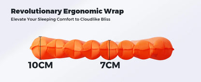 FLEXTAIL ZERO MATTRESS PLUS - 196cm Insulated Sleeping Pad with 5.6/6.0 R-Value, Ultralight Inflatable Camping Mat