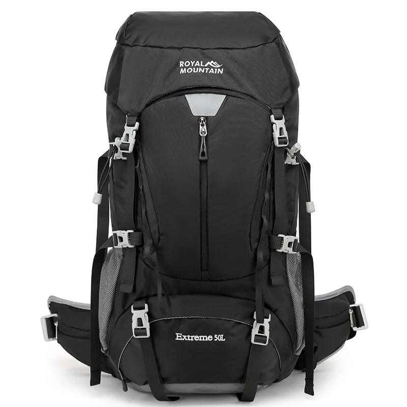 Outdoor Travel Mountaineering Backpack 50L Large Capacity Camping Backpacking Sport Hiking Climbing Shoulder Rucksack Men Women