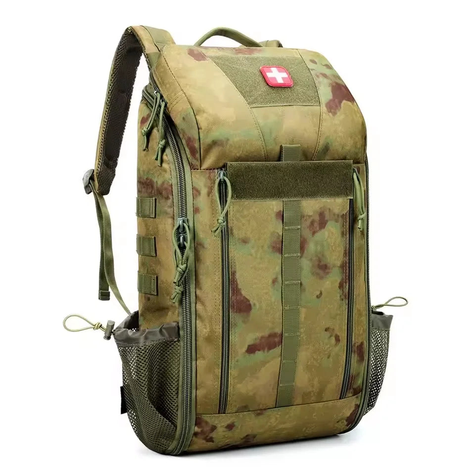Outdoor Medical Backpack Large Capacity Camping Mountaineering Backpack Emergency Bag Multi-functional Tactical Storage Bag