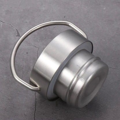 Portable Stainless Steel Bicycle Water Bottle Sports Fitness Single Walled Vacuum Insulated Metal Flask
