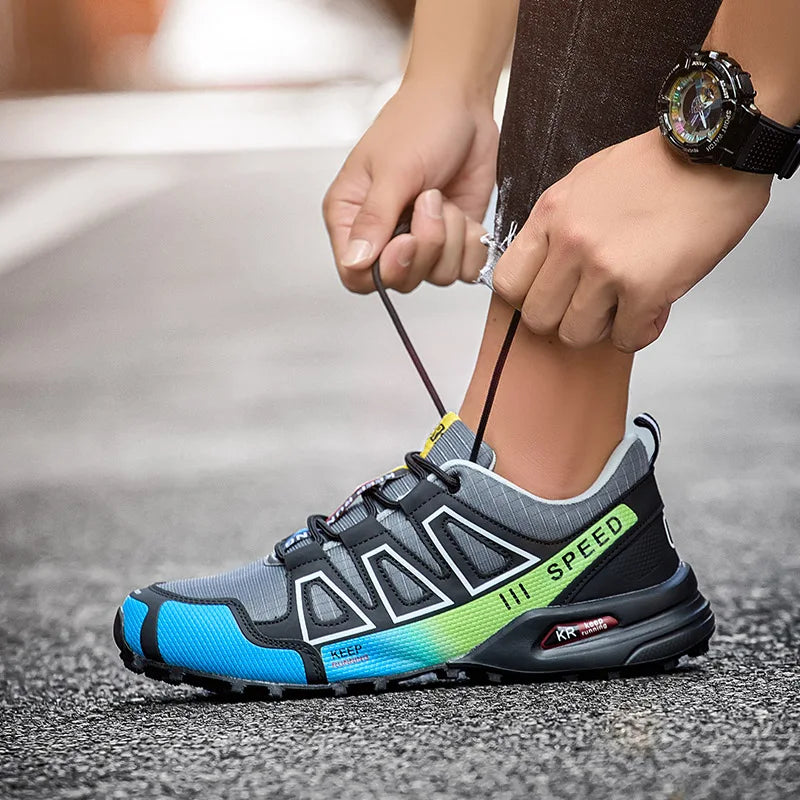 Waterproof Hiking Shoes – Men’s Outdoor Trainers, Climbing & Trekking Sneakers, Anti-Slip Tactical Footwear