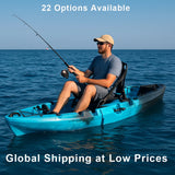 Portable LLDPE Modular Kayak – Split Hard Shell Electric & Pedal Canoe for Solo or Tandem Lake & Sea Adventures