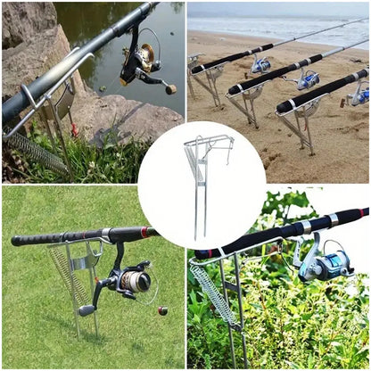 Automatic Spring Fishing Rod Holder
