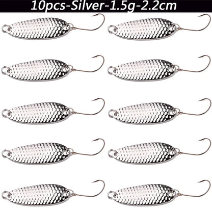 Trout Spoon and Spinner Lures (10 Pack)