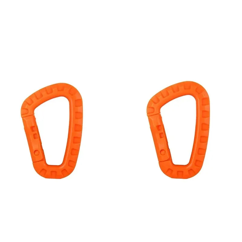 1/2/3/4/6pcs Tactical Carabiner Carabina Karabiner Clip Plastic Cadet Hiking Camping
