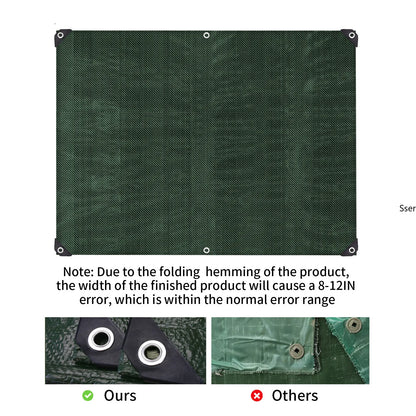 PE Tarp Waterproof Large Sheet Rain Cover Tarpaulin Canopy Awning Camping Car Truck Garden Furniture Pergola Patio Sunshade Net