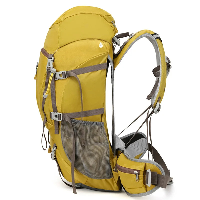 Outdoor Travel Mountaineering Backpack 50L Large Capacity Camping Backpacking Sport Hiking Climbing Shoulder Rucksack Men Women