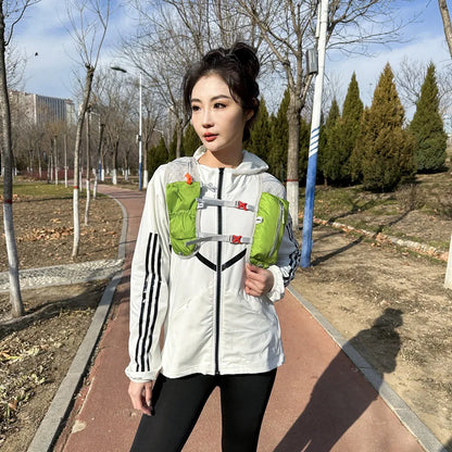 8L Running Hydration Vest Backpack Men Women Outdoor Sport Bags Trail Marathon Jogging Hiking Backpack Option Water Bag Flask