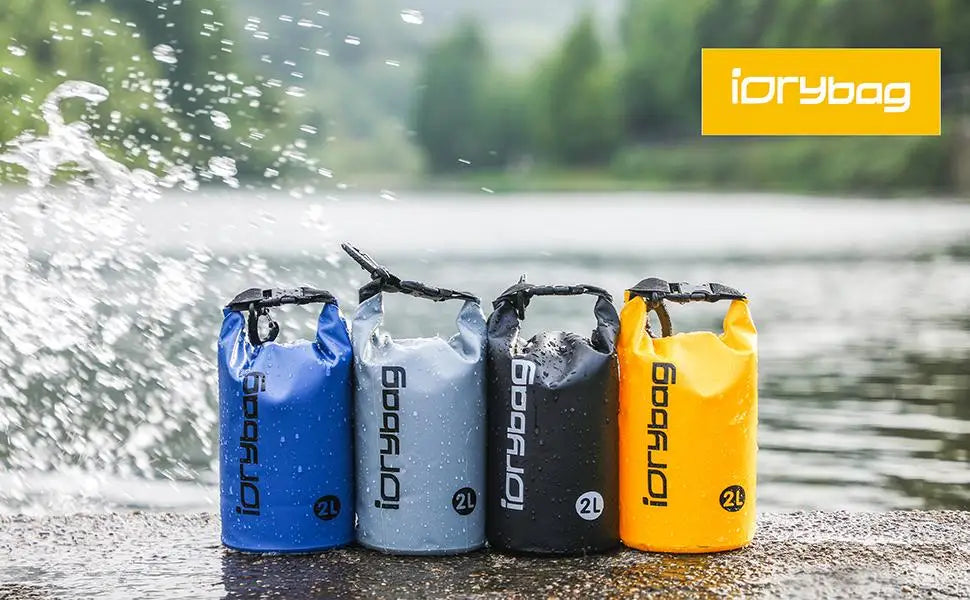 IDrybag 2L Swimming Waterproof Dry Bag Sports Canyoning Bag Ipx6 Waterproof Bag for Travel Kayaking Boating Beach Dry Bag