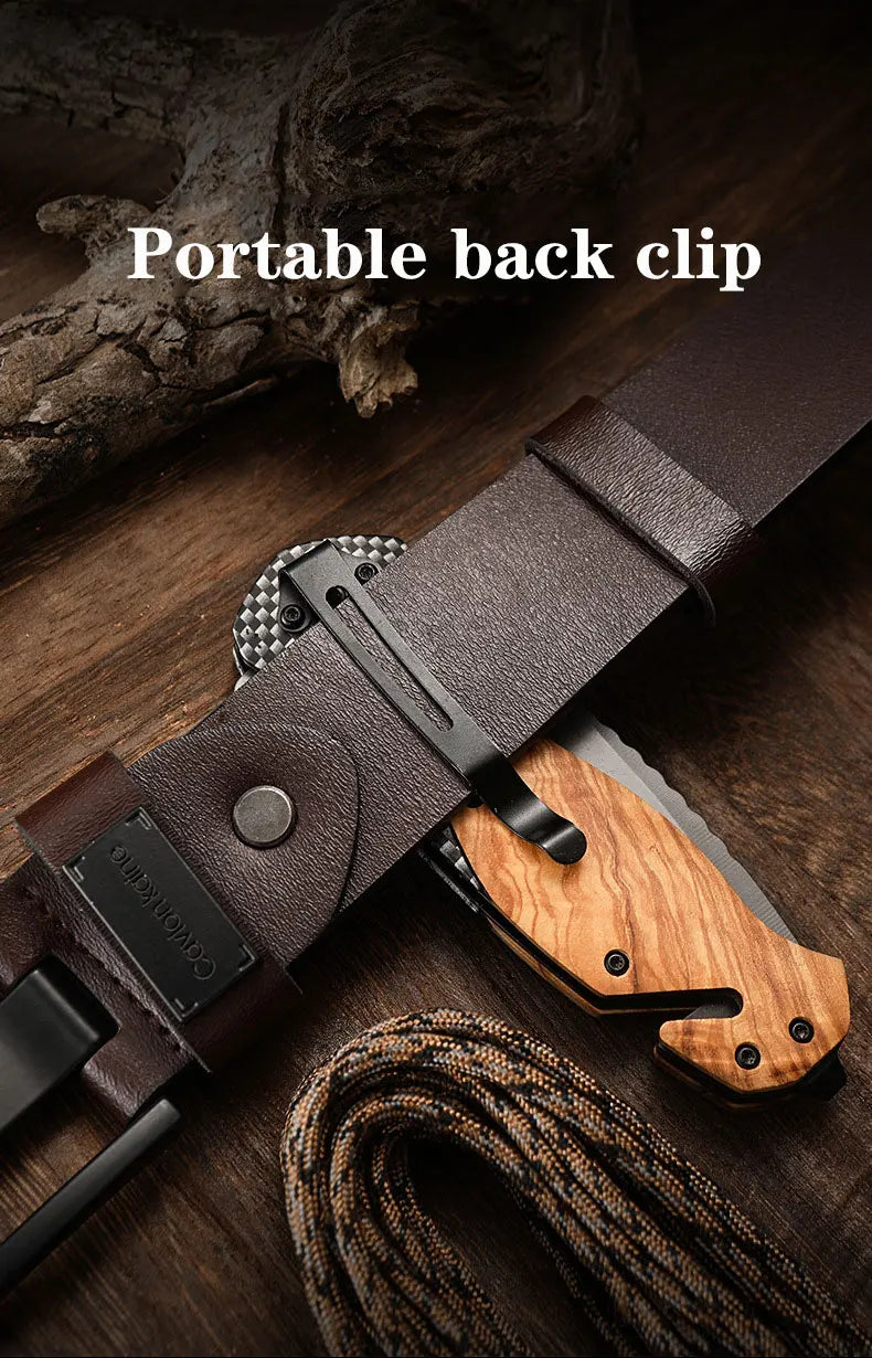 Stainless Steel Folding Knife High Hardness Camping Survival Multi-Functional Portable Mini Knife Fruit Knife