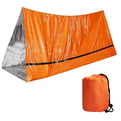 Emergency Sleeping Bag Ultra Waterproof Mylar Thermal Blankets Lightweight Survival Sleeping Bag Keep Warm for Camping Hiking
