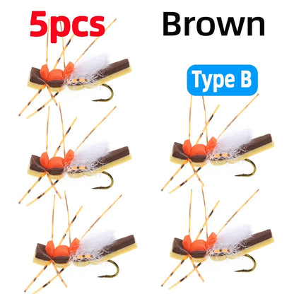 Vampfly Foam Grasshopper Hopper Flies #8