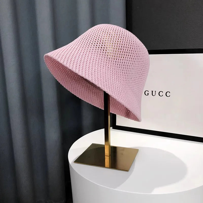Wide Brim Bucket Hat for Women