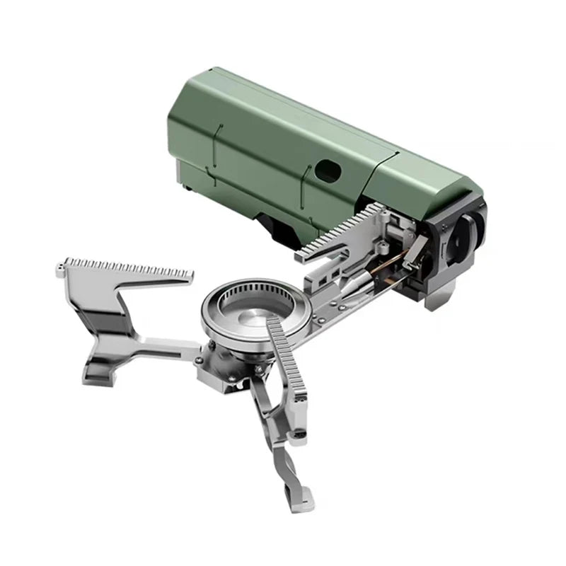 2600W Portable Folding Stove Camping Gas Stove Outdoor Hiking BBQ Travel Cooking Grill Cooker Cassette Gas Burner