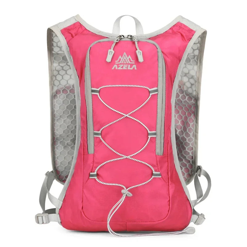 8L Running Hydration Vest Backpack Men Women Outdoor Sport Bags Trail Marathon Jogging Hiking Backpack Option Water Bag Flask