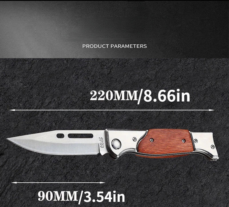Heavy Duty Foldable Knife with High Hardness and Versatile Functions for Outdoor Activities