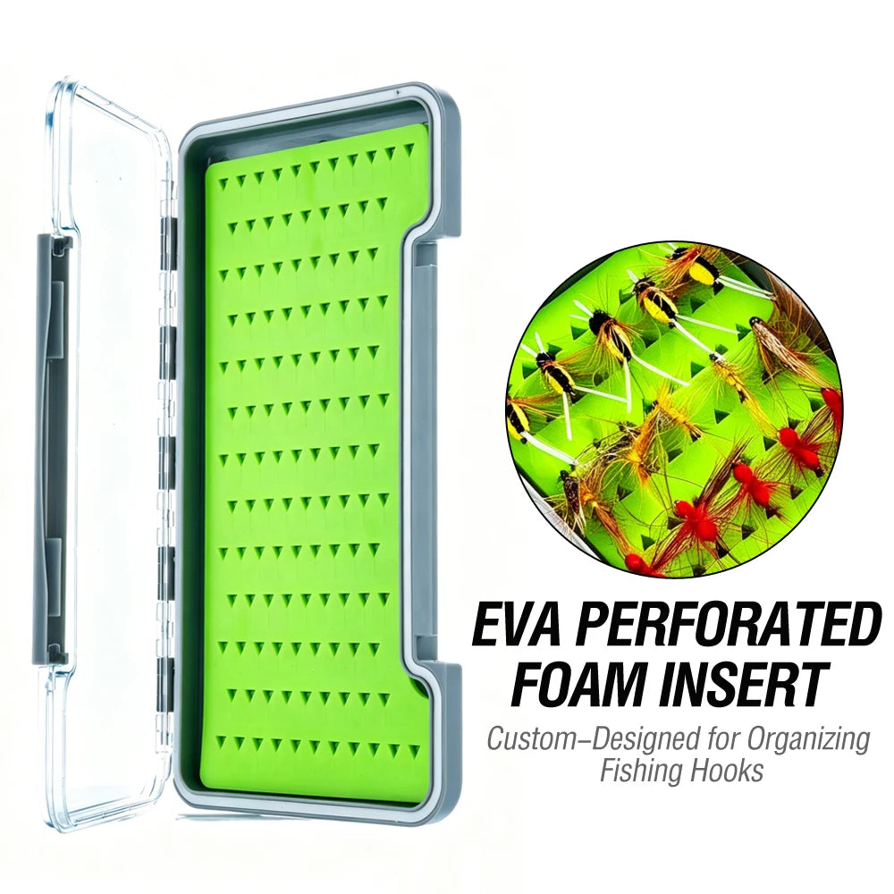 akakuma Clear Lid EVA Foam Fly Box