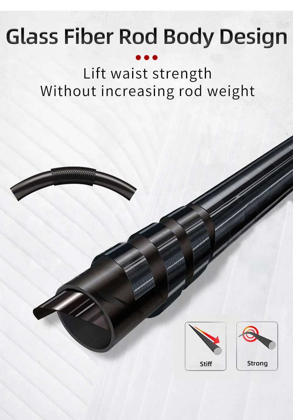 Mini Telescopic Ice Fishing Rod with 3 Tips