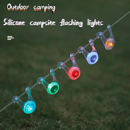 10 Groups LED Atmosphere Rope Lights Waterproof Outdoor Decor Lamp for Tent Camping Fishing Garden Family Party Decoration