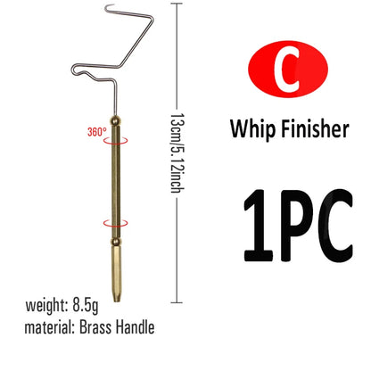 Rotating Whip Finisher Fly Tying Tool