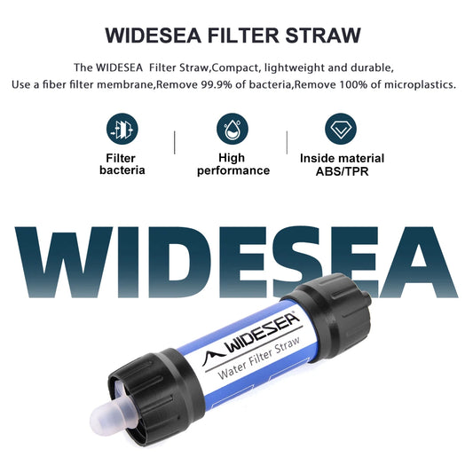 Camping Outdoor Water Purifier 0.01Micron Filtration Portable Reusable Straw Type Use Of Highqualitymedical Hollow Fiber