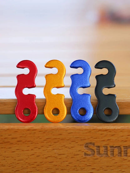 Aluminum S-Type Rope Buckles – Adjustable, 5 or 10 Pack