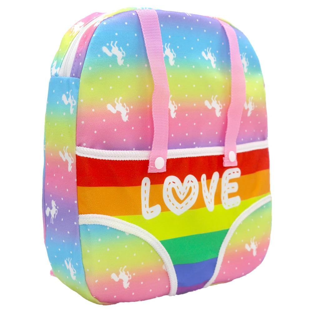 New Carrier Backpack For 12/14/16/18 Inch Born Baby Doll, 30/35/40/25cm Girl Dolls Out Going Holder
