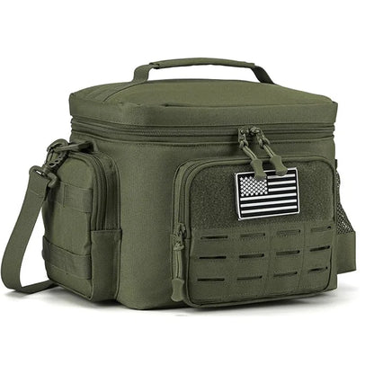 Tactical Thermal Cooler Bag Outdoor Heavy Duty Lunch Box Work Leakproof Insulated Durable Lunch Bag For Camping Picnic