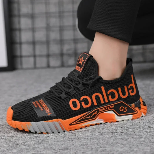 Men’s Lightweight Sport Running Shoes – Breathable Comfortable Walking Sneakers Casual Trainers