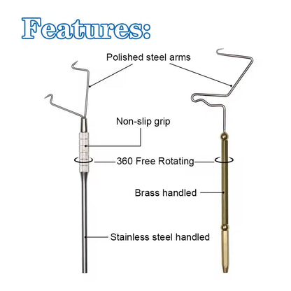 Rotating Whip Finisher Fly Tying Tool