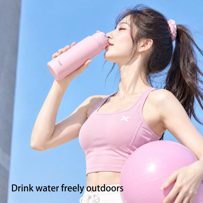 TYESO Stainless Steel Thermal Water Bottle Portable Tumbler Sport Vacuum Flask Keeps Cold and Heat Thermal Mug Car Insulated Cup