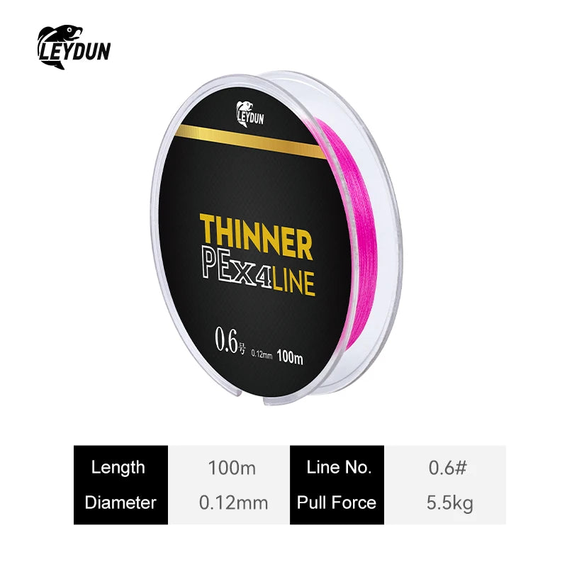 Leydun Micro Thin 4-Strand PE Line