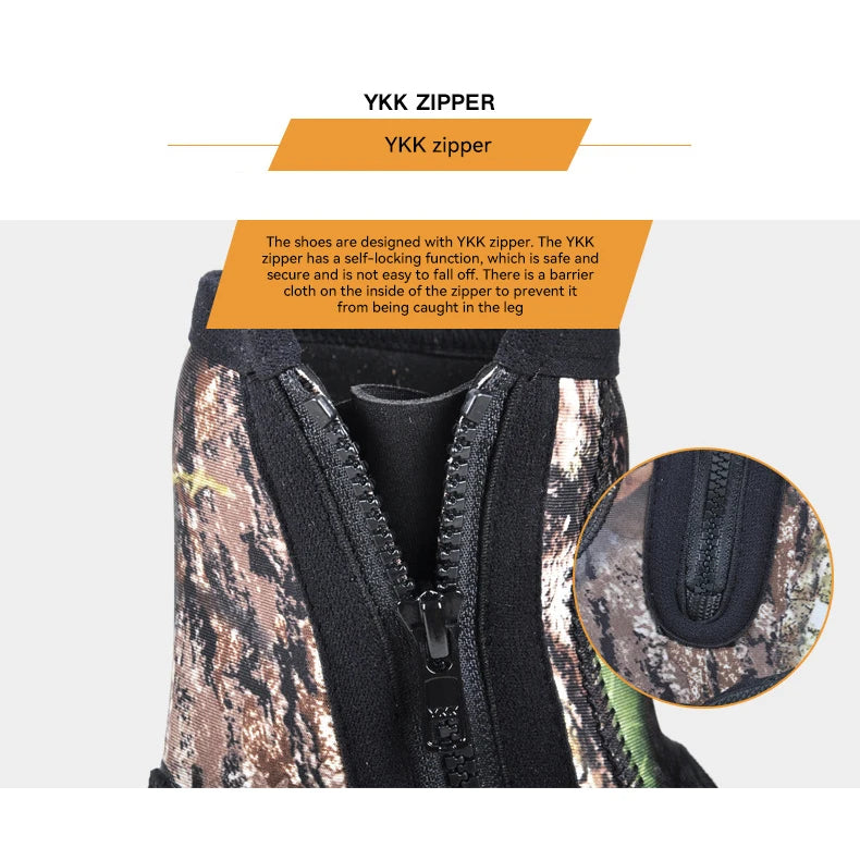 5mm Neoprene Felt Sole Wading Shoes