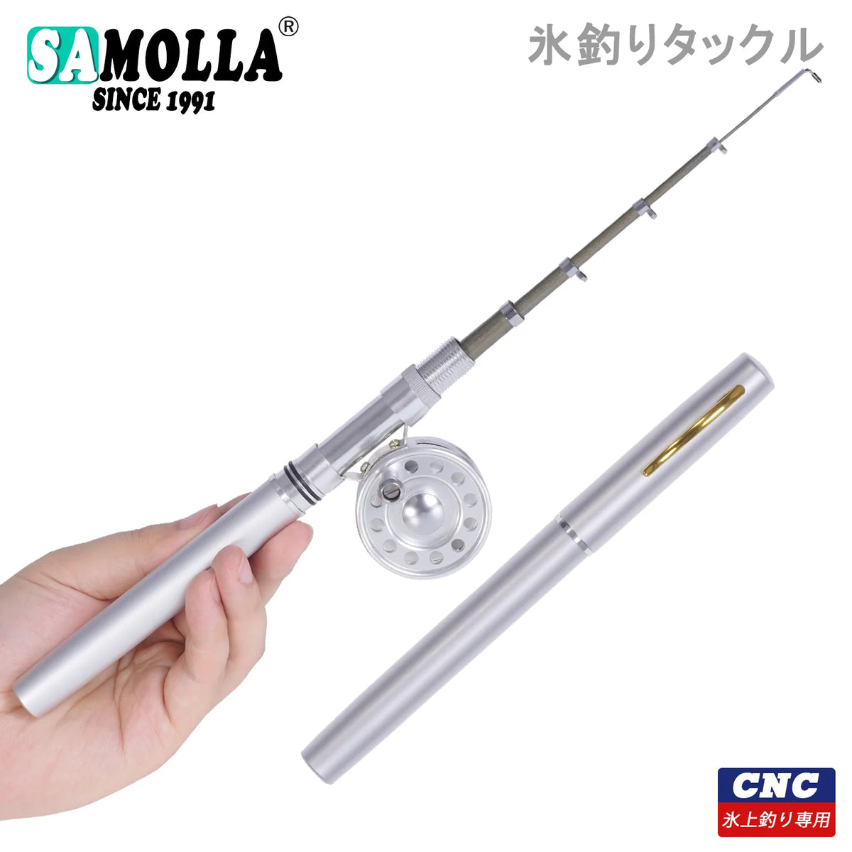 Telescopic Pen Ice Fishing Rod and Reel Combo