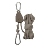 5M Tent Fastener Rope Adjustable Fixed Buckle Pulley Rope Windproof 4mm Outdoor Guy Lines Reflective Camping Accessories