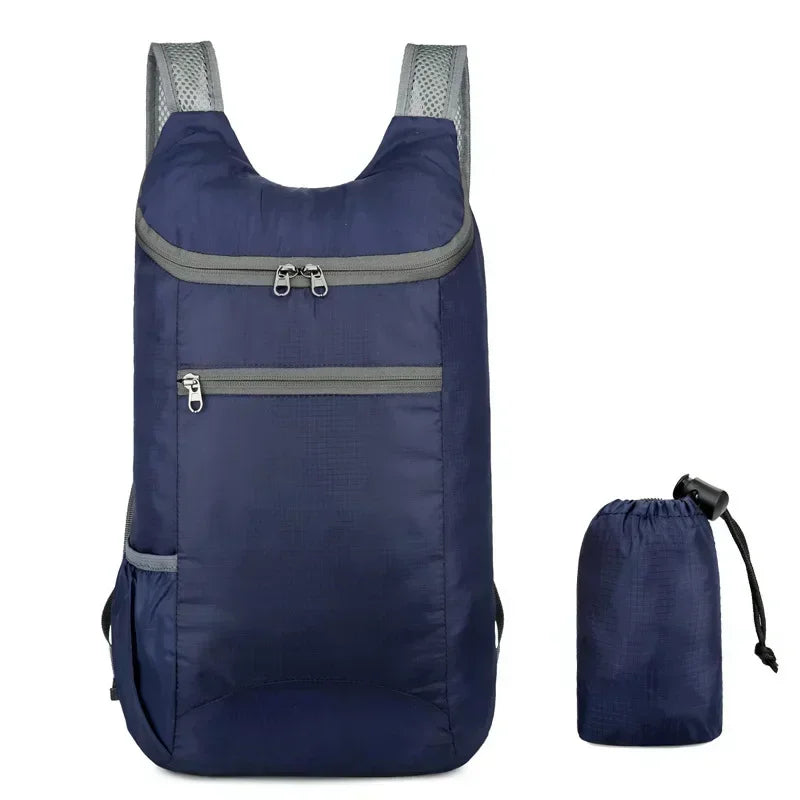 Waterproof Foldable Backpack - Large Capacity Lightweight Daypack for Camping Hiking Travel, Outdoor Sport Bag Unisex