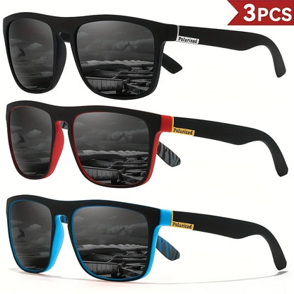 Classic Square Polarized Sunglasses (1-4 Pack)