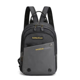 Men Small Backpack Rucksack Messenger Cross Body Chest Bags Multi-purpose Military Travel Nylon Male Fashion Daypack  Knapsack