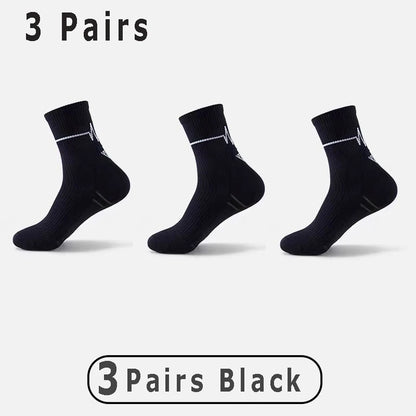 1/3/10 Pairs Professional Running Socks Men's Women Marathon Whiteline Cycling Socks Men Lady Sport Running Sports Socks