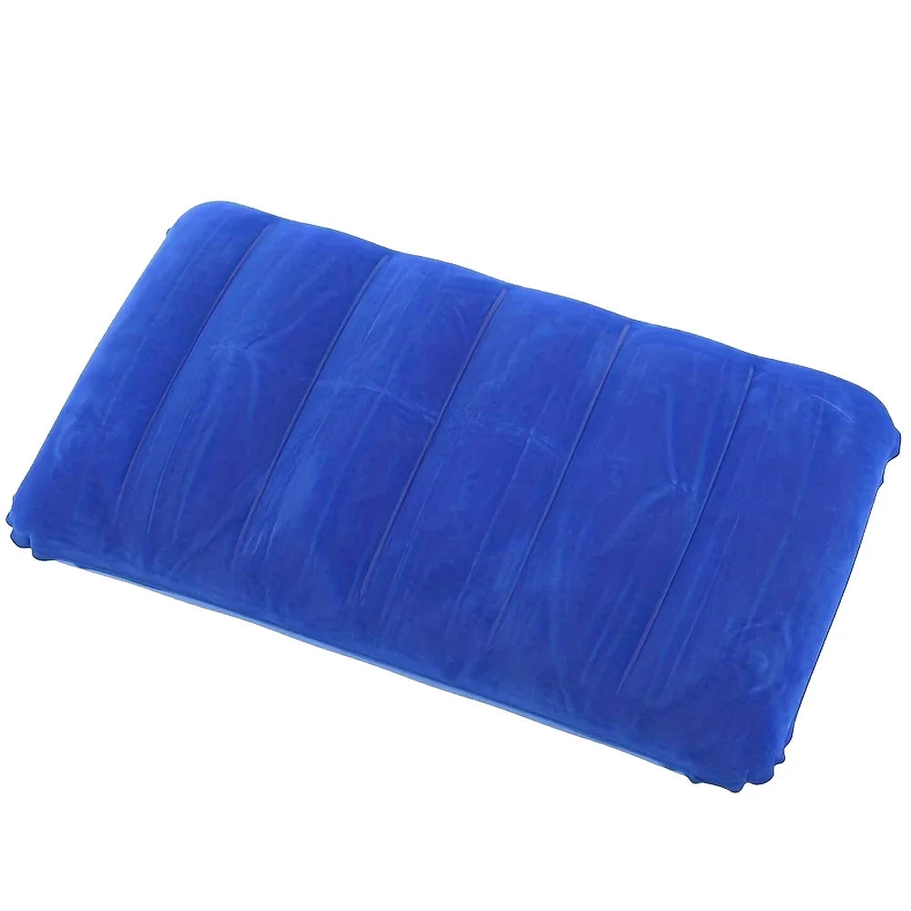 1pc Inflatable Square Pillow Outdoor Camping Business Travel Neck Pillow Portable Comfortable Pillow Cushion