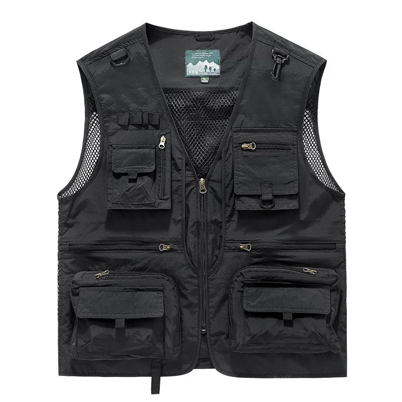 FGKKS Multi-Pocket Breathable Fishing Vest